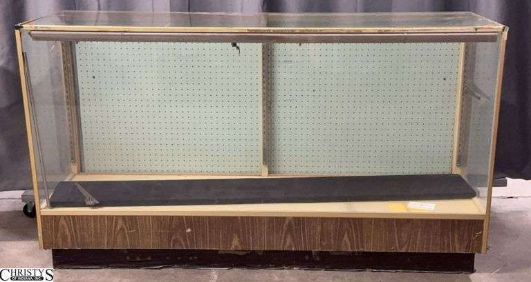 Glass Showcase - 69" x 21" x 39", some wear image