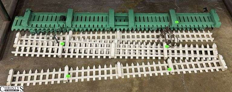 7 Miniature Picket Fence Trim Pieces - 5.5" x 48" of largest piece image