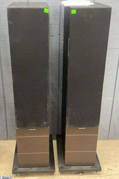 Pair of Sonus Faber Tower Speakers, 8x12x42" Overall image