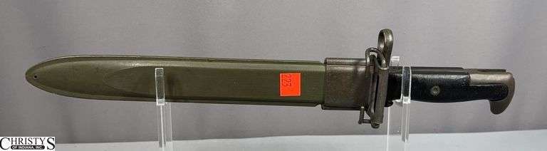 M1 Garand Bayonet PAL with Scabbard.  Blade Approx. 10" image