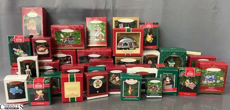 38 Hallmark Keepsake Ornaments - The Jetsons, Lionel, Hot Wheels, and Others image