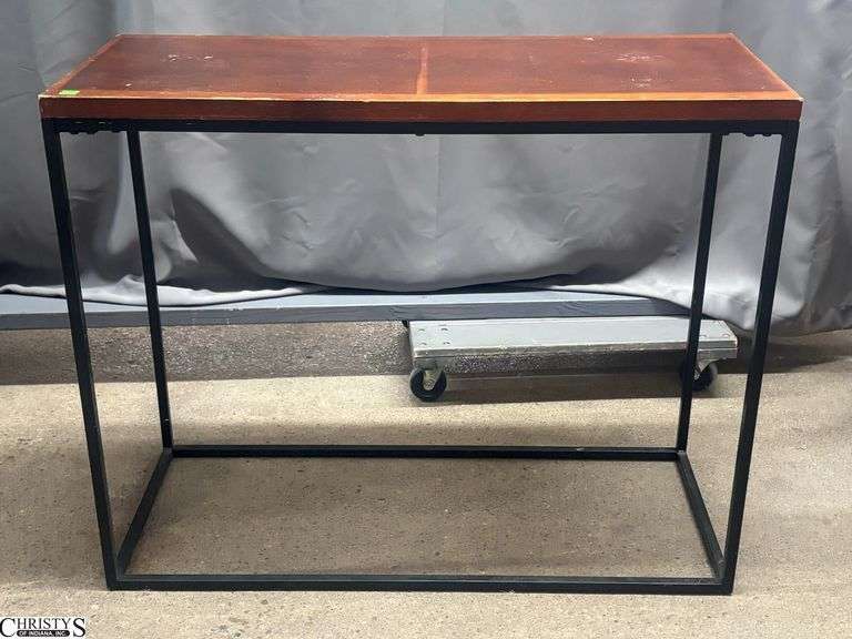 Contemporary Console Table - Finish wear to top - 36" x 15" x 29" image