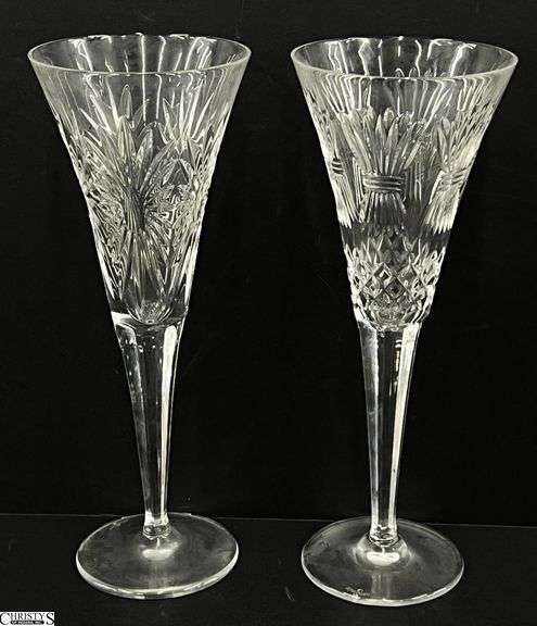 Waterford Crystal Celebration Toasting Flutes - 9" T of each image