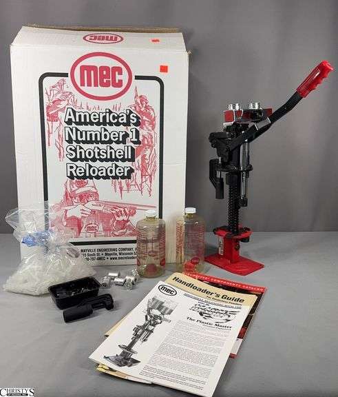 MEC 600 Jr. Mark V Shotshell Reloader in Box. Includes some 410 Bore Wads image