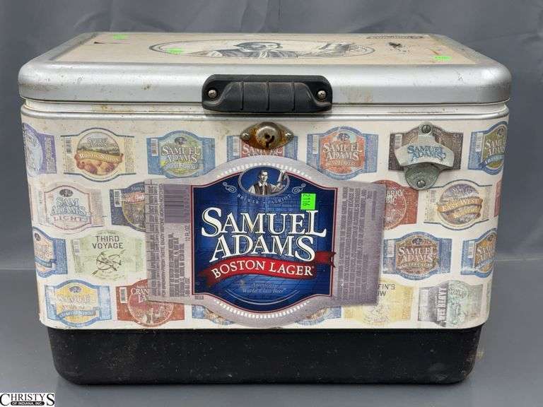 Colemans Sam Adams Cooler With Car Cleaning Bottles image