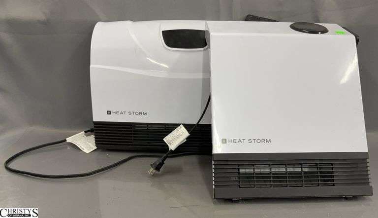 2 Heat Storm Wall Mount Electric Heaters - 19" x 13" of largest image