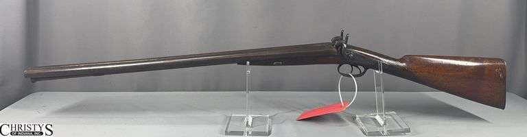 Antique Perkins Double Barrel Percussion Shotgun 12ga. No Paperwork Necessary image