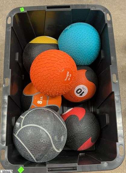 7 Medicine Balls 6-20Lb image