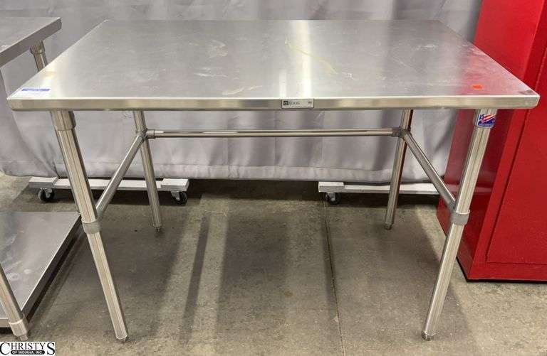 Stainless Prep Table, 48x30x36" Tall image