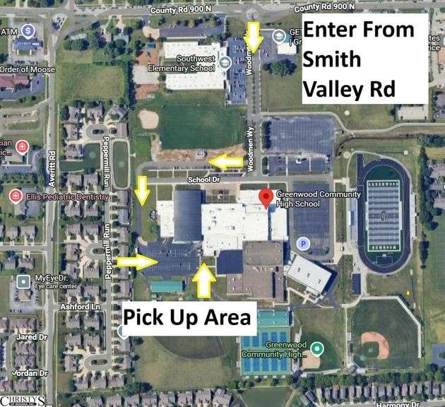 Pick up will be at Greenwood Highschool Sunday January 11th 9am-2pm ONLY image