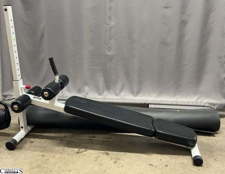 Mark FitnessX Weight Bench and Rubber Mat 72 Inches Wide image