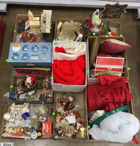 Skid of Christmas - Ornaments, Tabletop Decor, Table Linens, Misc - SKID NOT INCLUDED image