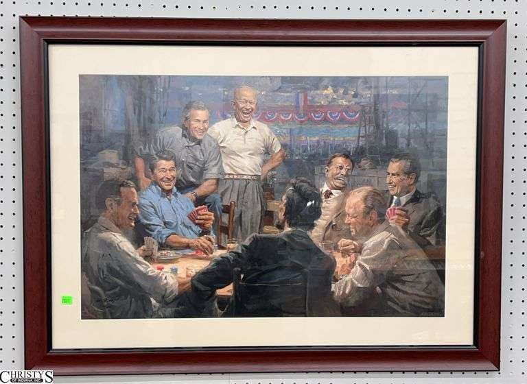 Framed Gallery Numbered With COA "The Grand Ol Gang" 39x29" image