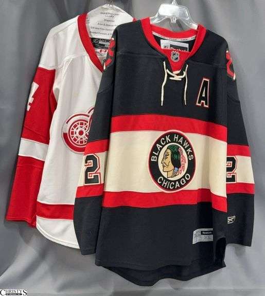 2 NHL Hockey Jerseys - Marked XL and 54 image