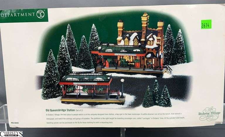 Dept 56 Dickens Village Series, Old Queensbridge Station image
