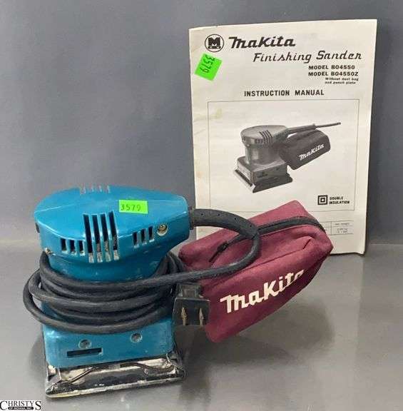 Makita Finishing Sander Model Model B04550 image