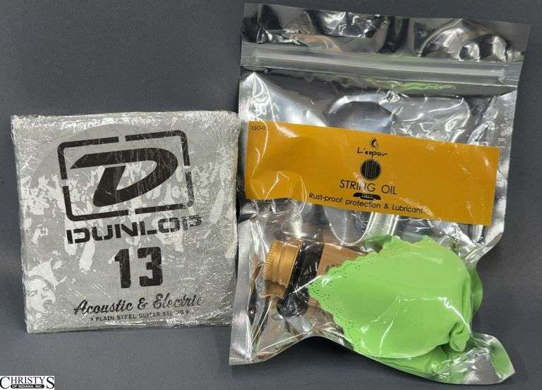 Dunlop Strings, and String Oil. We Did Not Verify All Strings Are There image