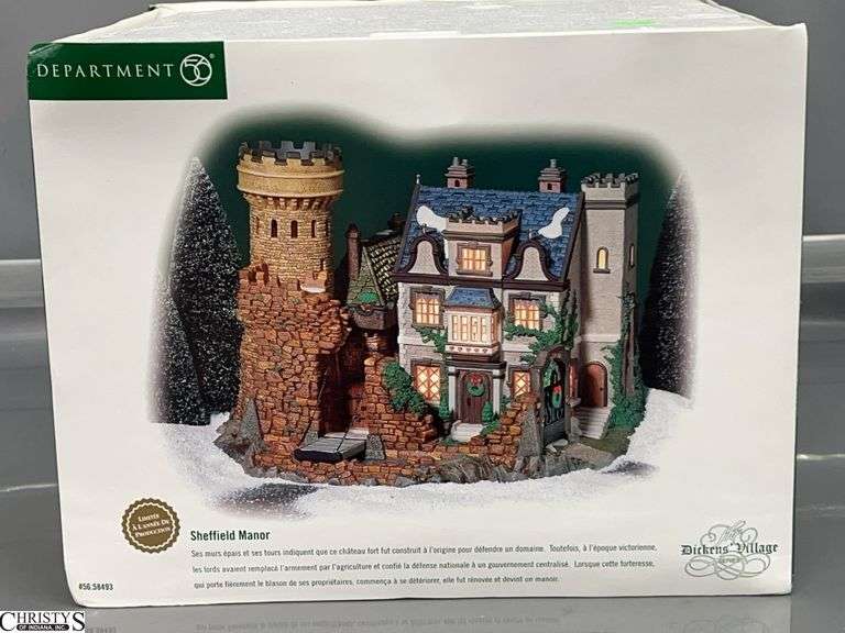 Dept 56 Dickens Village Series Sheffield Manor image