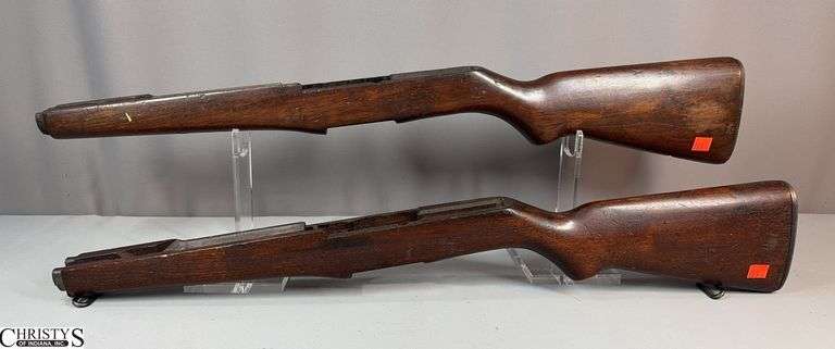 2 Wooden Gun Stocks Approx. 29 1/2" Total Length image