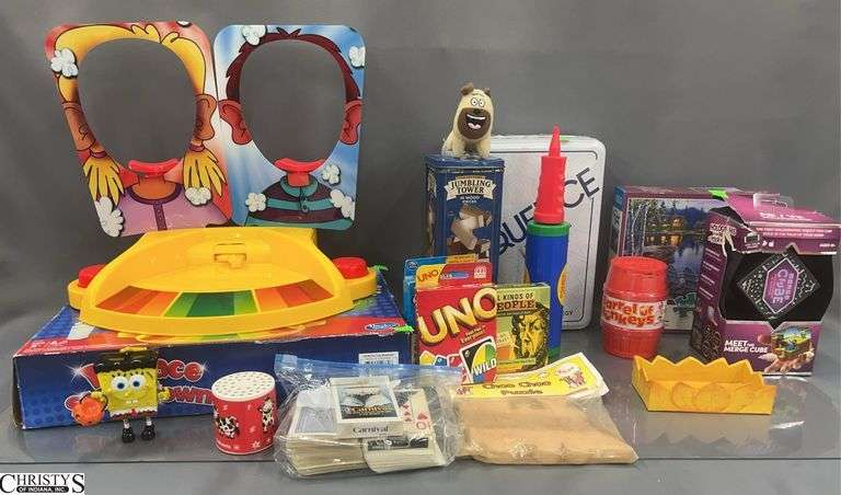 Assorted Board Games, Playing Cards, Puzzles - may not include all pieces image