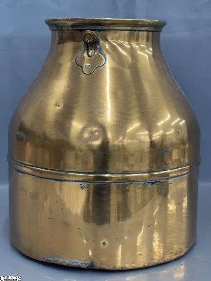 Antique Copper Milk Jug - No Handle - 12" x 14" image