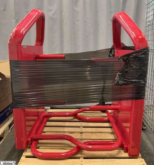 2 Power Systems Training Sleds, Weight Training Equipment, 2 On Wooden Skid, 29"x52x38" image