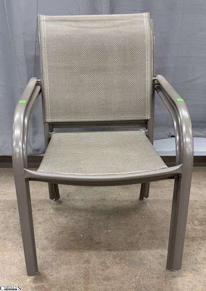3 Patio Chairs - 23" x 34" - 16" seat of each image
