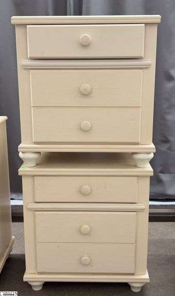 Pair Ashley 2 Drawer Nightstands - 25" x 16" x 27"  of each - some wear image