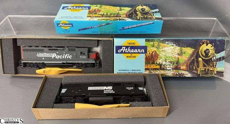 2 Athearn Powered, Southern Pacific GP 40-2, and Norfolk Southern GP 38-2 image