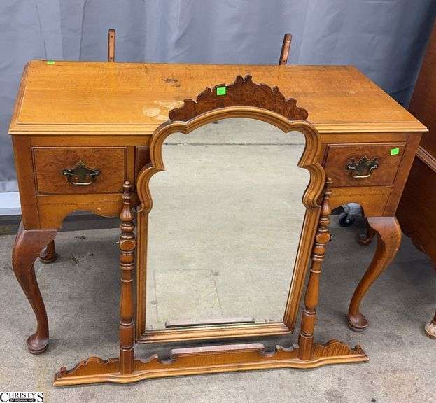 White Furniture Company Vanity With Mirror, 43x18x31" Mirror 20x33" image