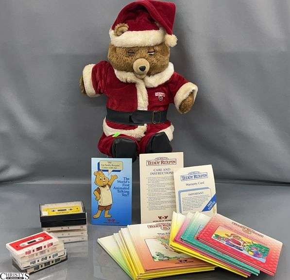 Holiday Teddy Ruxpin Doll, Untested image