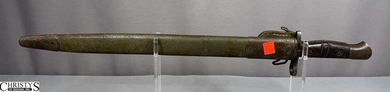 WWI U.S. Remington Bayonet and Scabbard.  Blade Marked 1917.  Approx. 21 1/2" Total Length image
