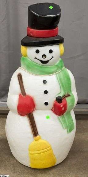 Blow Mold Snowman 39" image