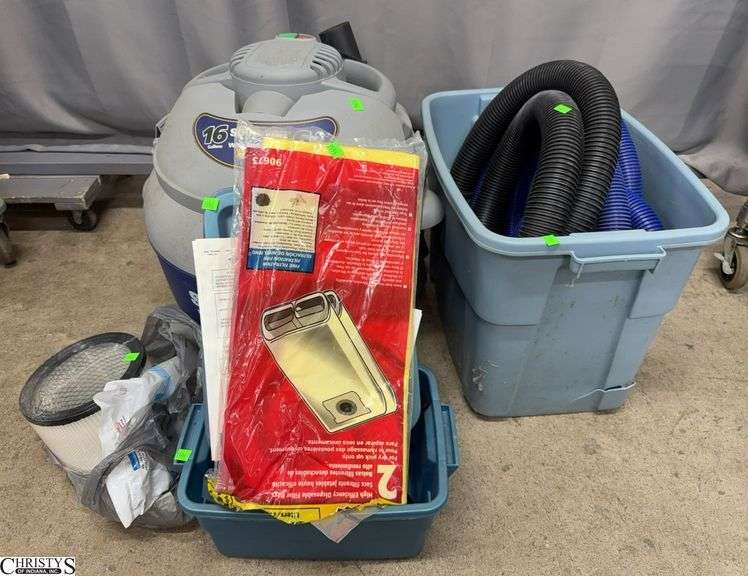 Shop Vac 6.5 Gal, With Hoses, and Parts, Filters image