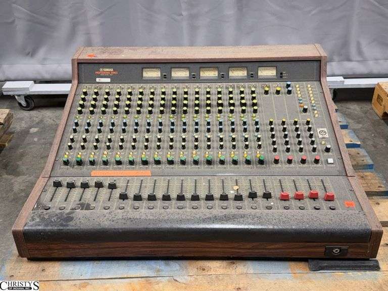 Yamaha Professional Series Mixer Model M916, Does Show Dust and Possible Mildew, As Is Untested image