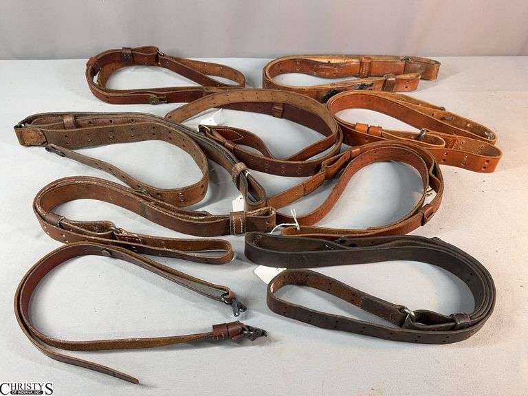 Sling Marked Brauer Bro Mfg. St. Louis and 8 Unmarked or Unreadable Mark Slings image