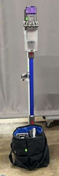 Dyson Upright Stick Vacuum With Holder And Stand And Wall Mount image