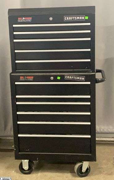 Craftsman 2pc Rolling Tool Chest, Overall Measures 31x18x54" image