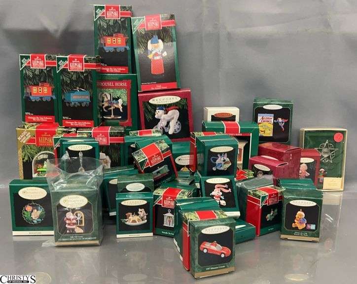 73 Hallmark Keepsake Ornaments - Winnie The Pooh, Trains, Superman, and Others image
