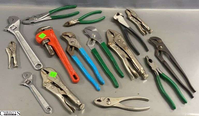 Vise Grips, Adjustable Wrenches, Pipe Wrench image