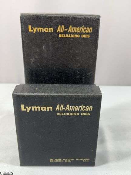2 Lyman A-A 3-Die Pistol Sets- 45 Colt and 45 A.C.P. image