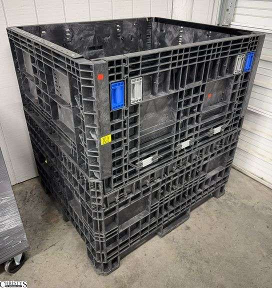 Heavy Duty Bulk Pak Plastic Crate 48x50" Tall image