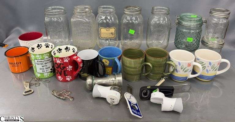 Mugs, Jars, Bottle Openers image