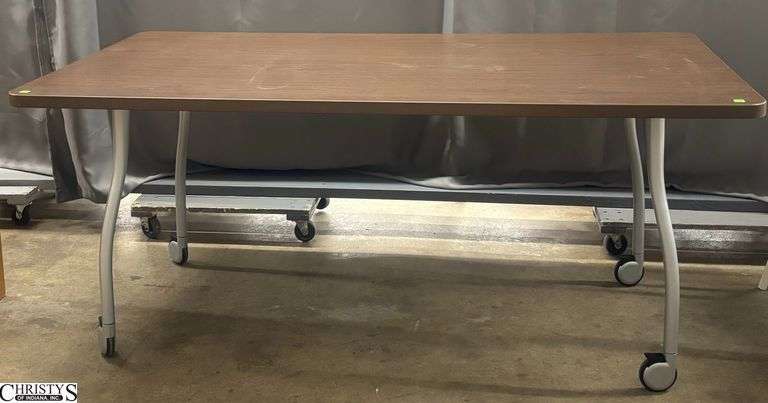 Rolling Work Table/Desk - 66" x 36" x 28.5" image