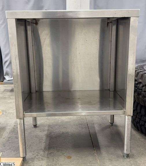 Stainless Storage Table 28x21x36" image