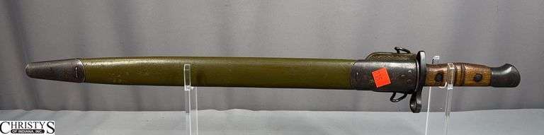 WWI U.S. Remington Bayonet and Scabbard.  Blade Marked 1917.  Approx. 21 1/2" Total Length image