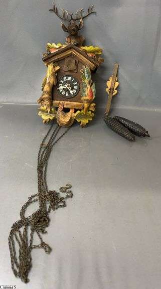 German Coo Coo Clock - 6" x 5" x 8" of case image