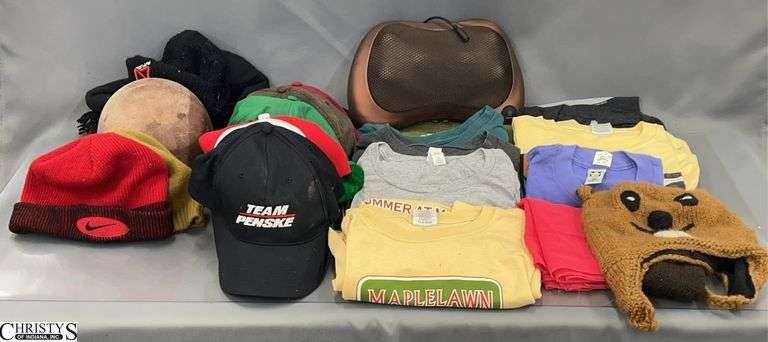 Youth T Shirts, Men's Baseball Hats, Hard Hat, Toboggan Hats - tshirts marked size M and L image