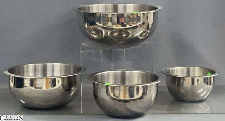 Stainless Mixing Bowls, Largest 13.5x5.5" image