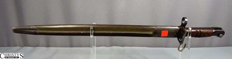 WWI U.S. Remington Bayonet and Scabbard.  Blade Marked 1917.  Approx. 21 1/4" Total Length image
